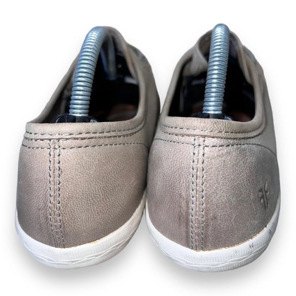 Frye Peggy Low Lace Up Casual Sneakers Taupe Women's 6.5 - Picture 5 of 11